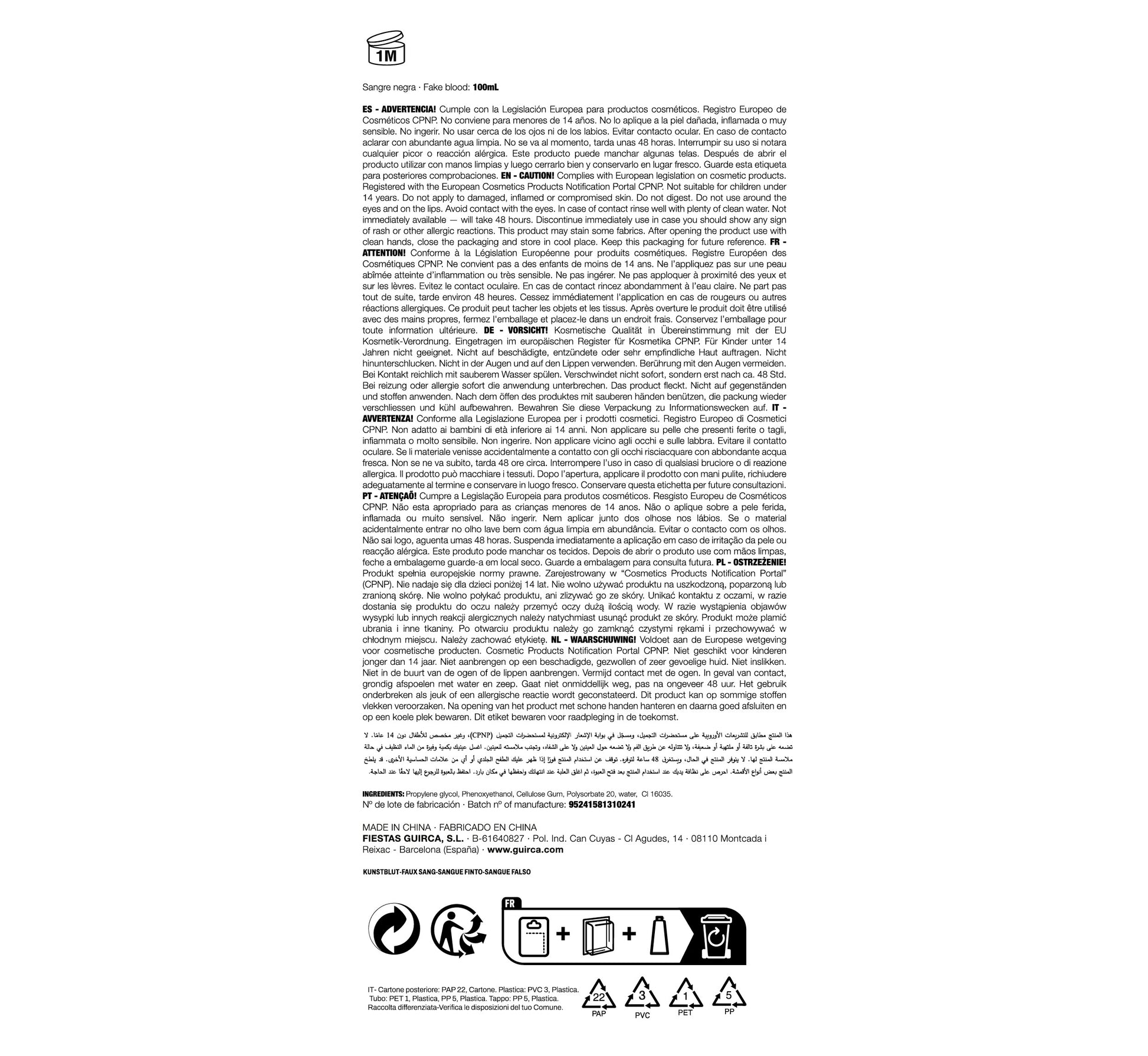 BLOOD TUBE 100 ML
