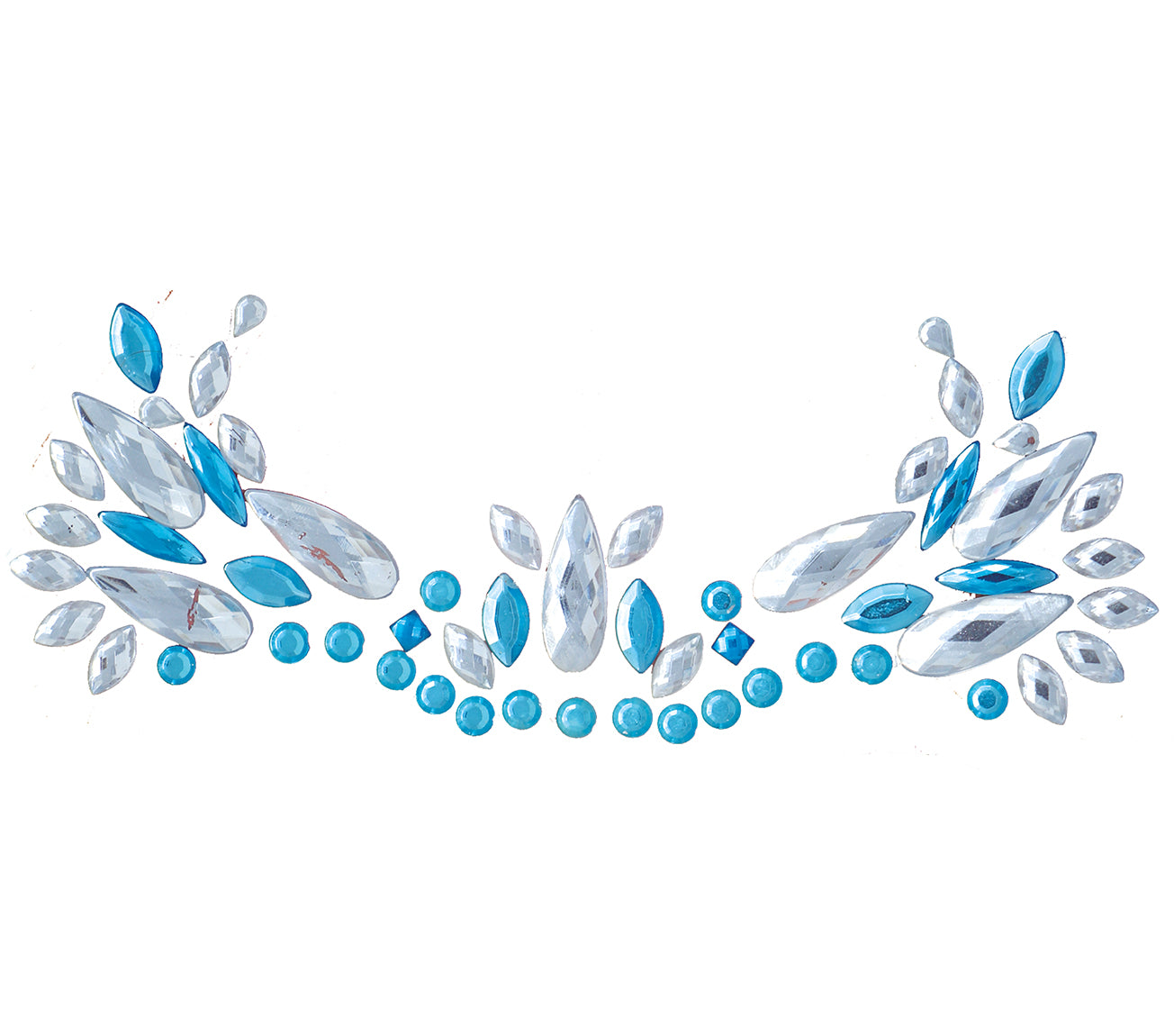 BLUE ADHESIVE FACE JEWELLERY