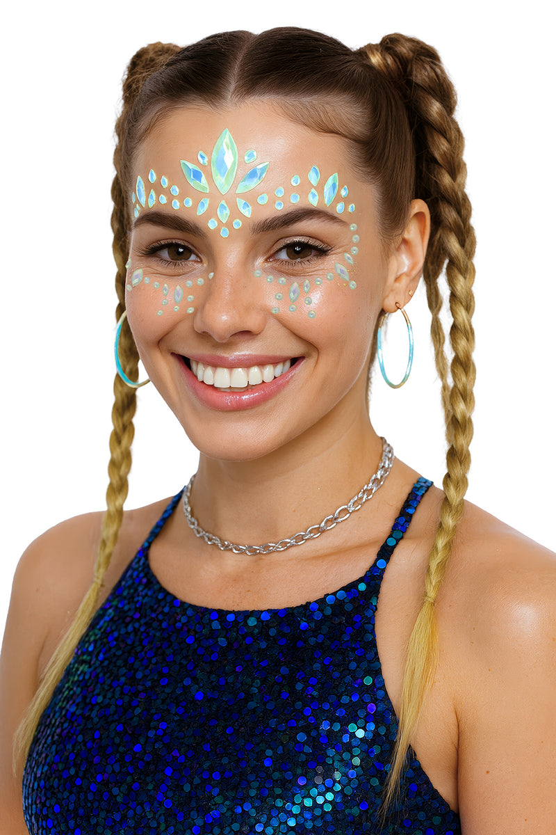 GLOW IN THE DARK FACE JEWELLERY 1