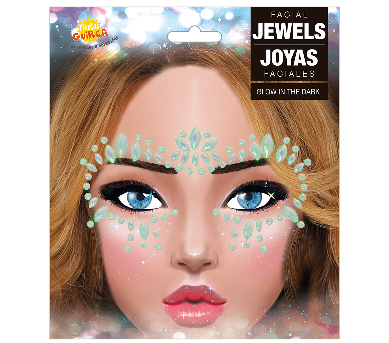 GLOW IN THE DARK FACE JEWELLERY 1