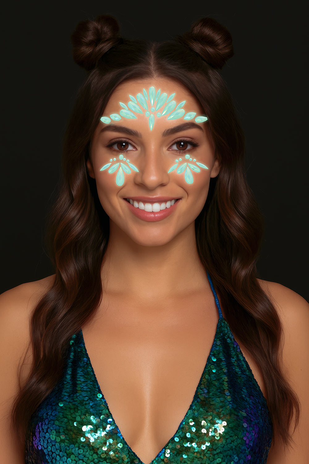 GLOW IN THE DARK FACE JEWELLERY 2