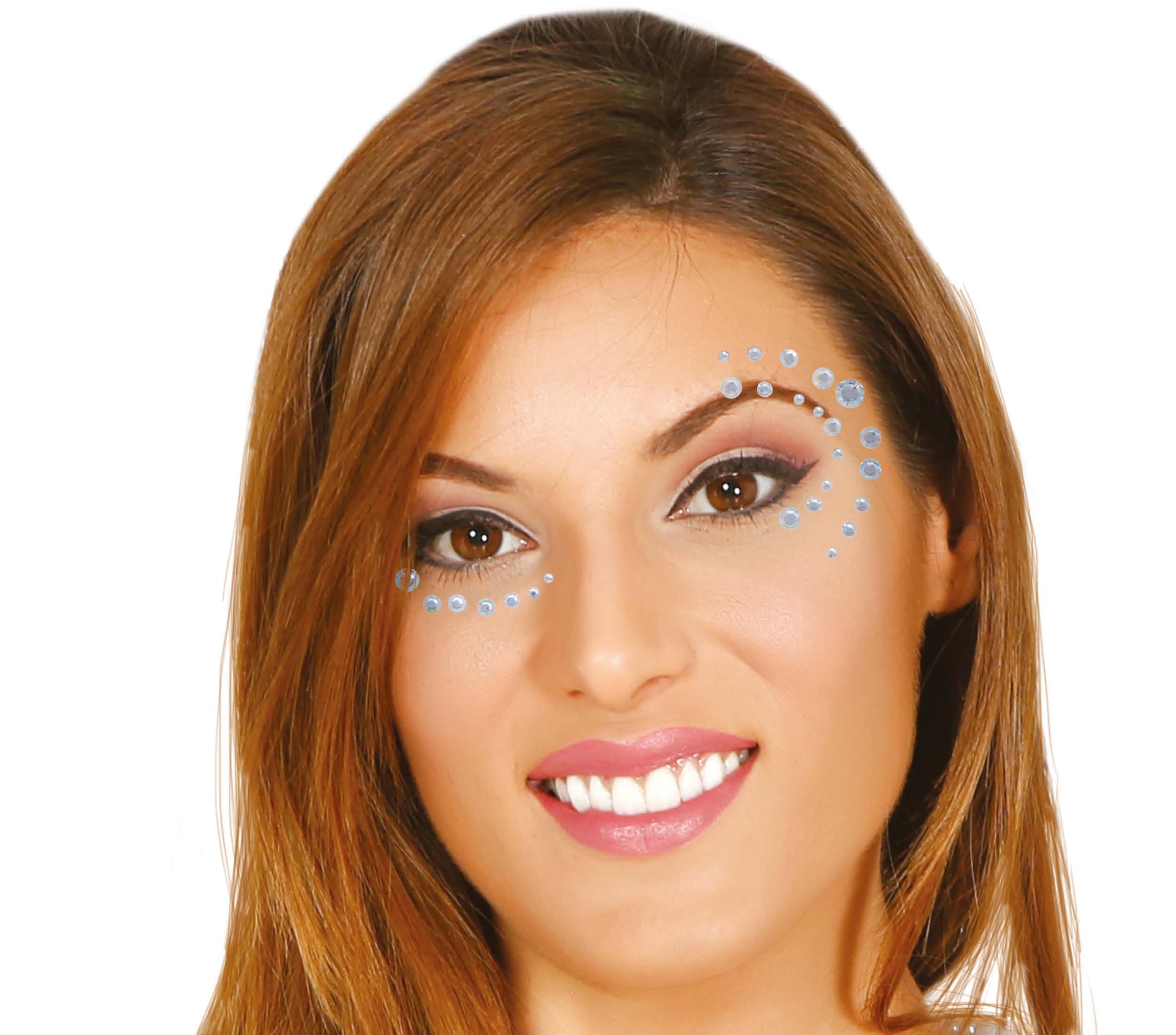 SILVER ADHESIVE FACE JEWELLERY
