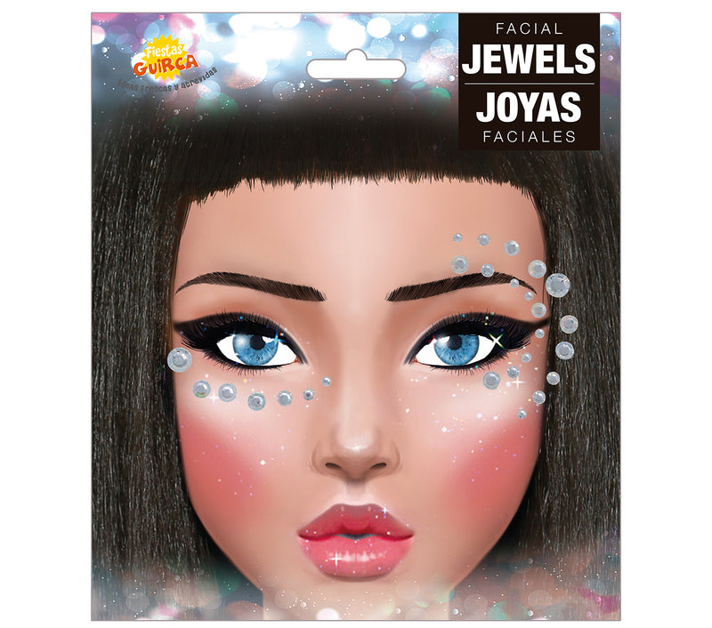 SILVER ADHESIVE FACE JEWELLERY