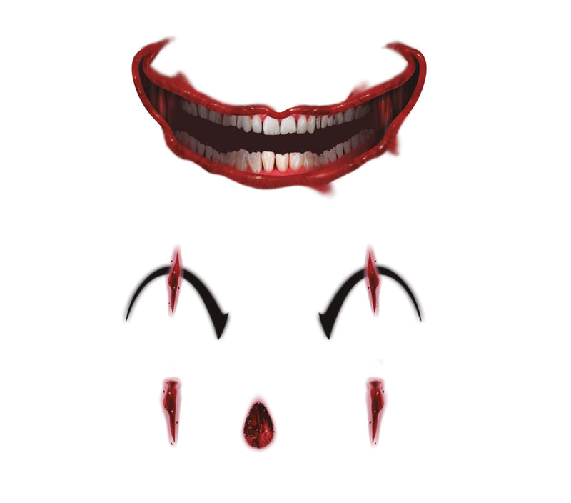 FACE TATTOO, 30X14 CM