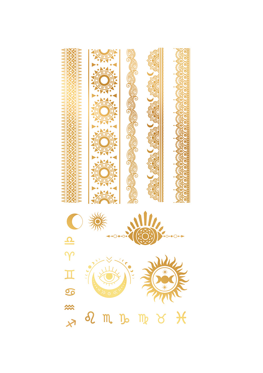 GOLD TATTOO, 14X30 CM