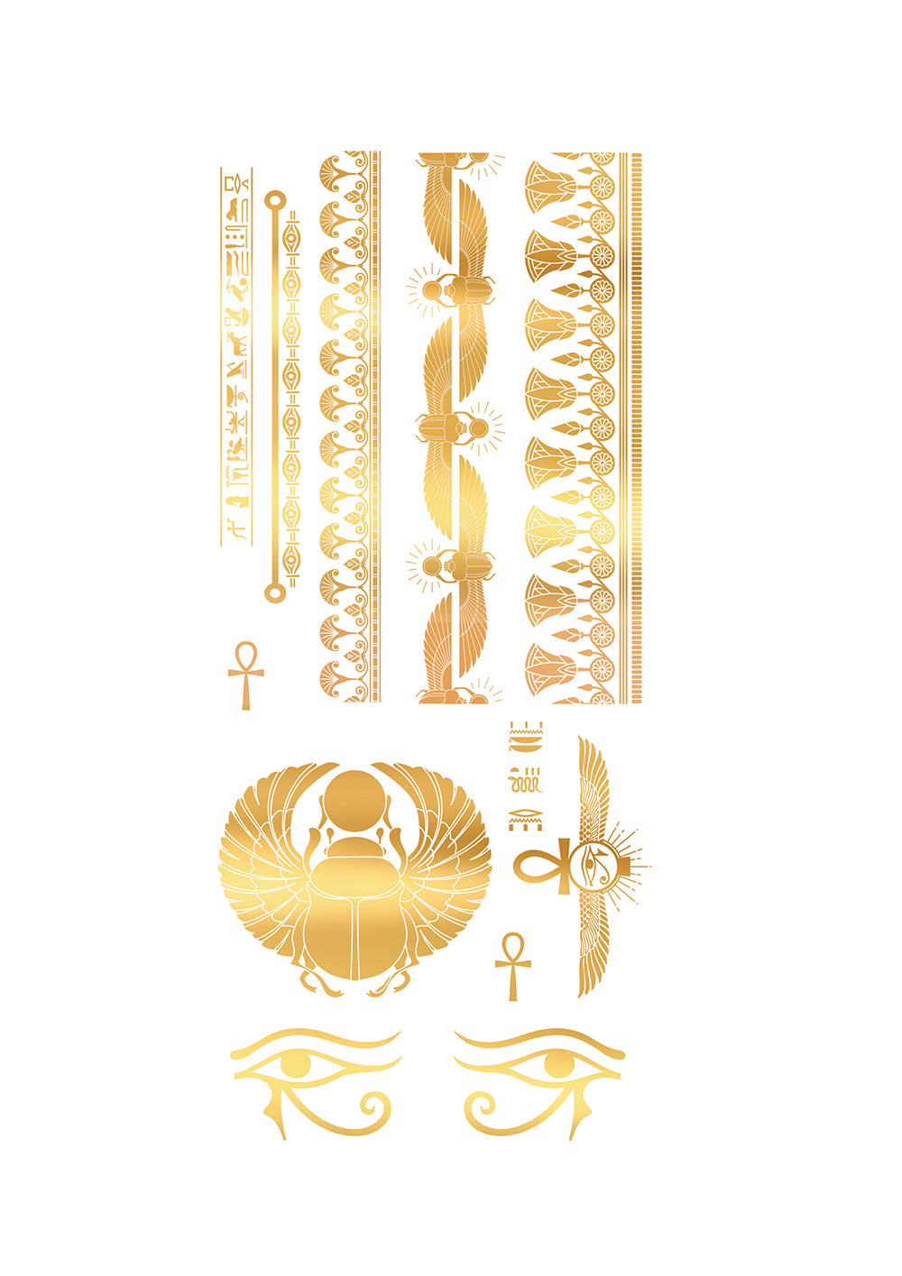 GOLD TATTOO, 14X30 CM