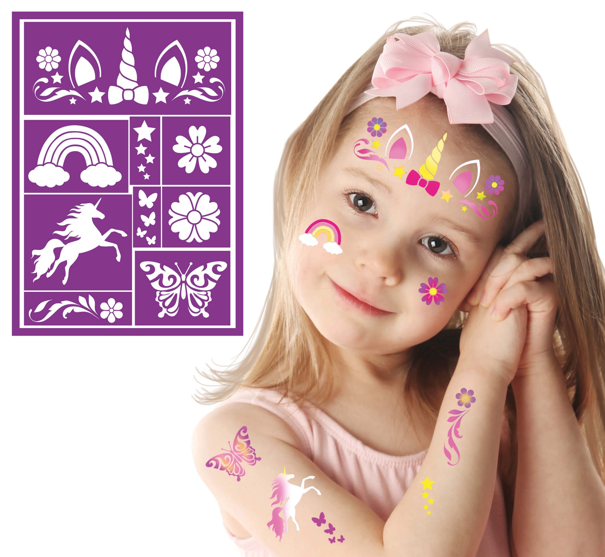 CHILDREN'S MAKEUP STENCIL 14X20 CMS