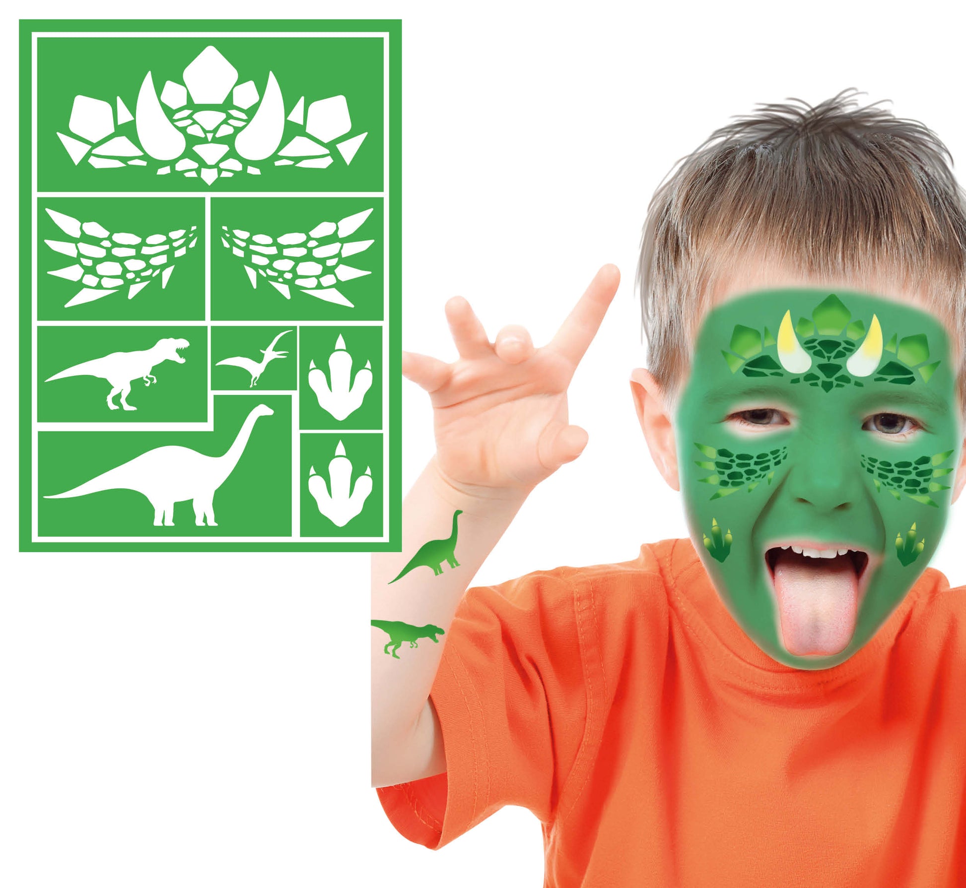 CHILDREN'S MAKEUP STENCIL 14X20 CMS