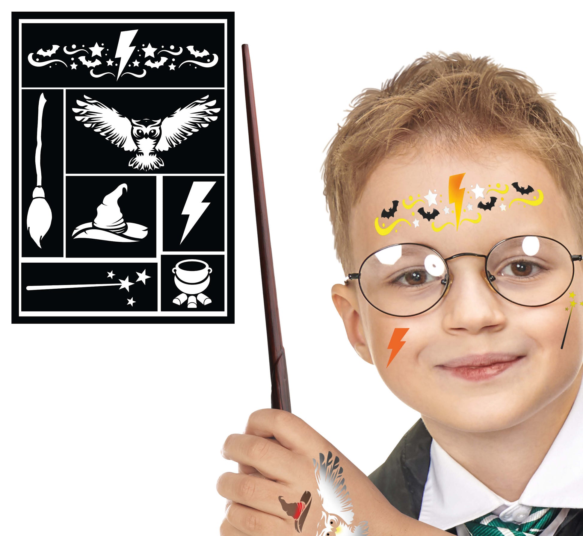 CHILDREN'S MAKEUP STENCIL 14X20 CMS