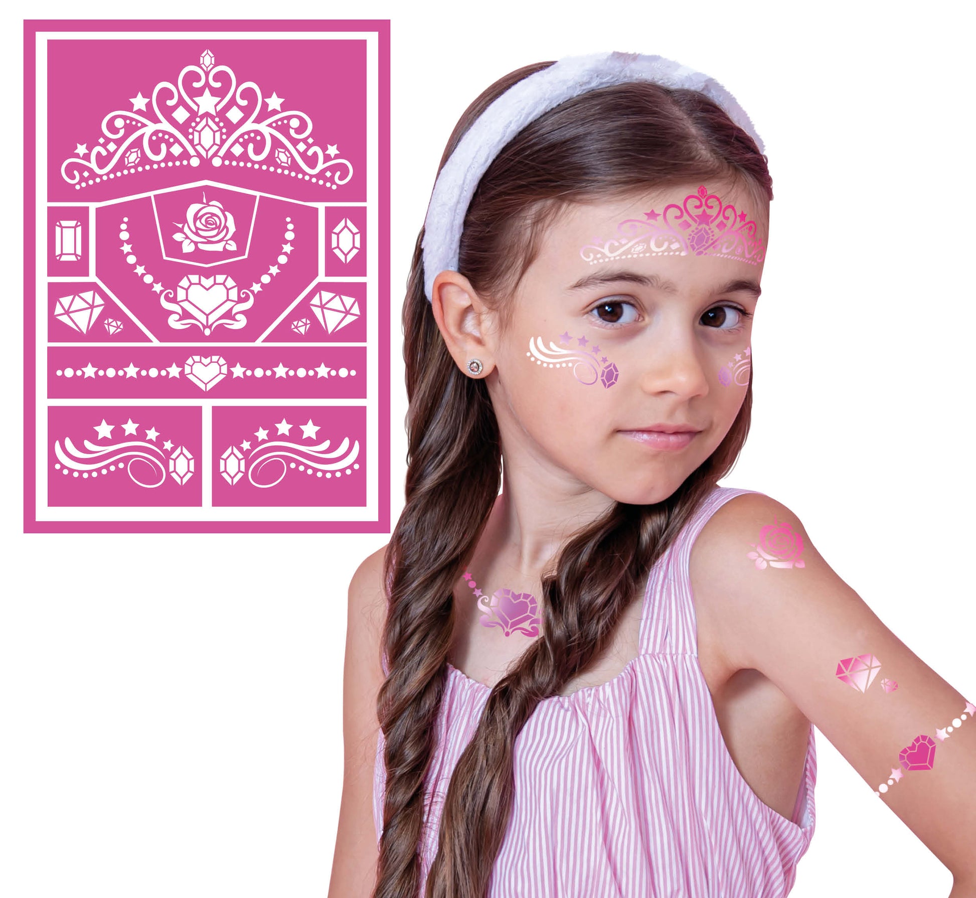 CHILDREN'S MAKEUP STENCIL 14X20 CMS