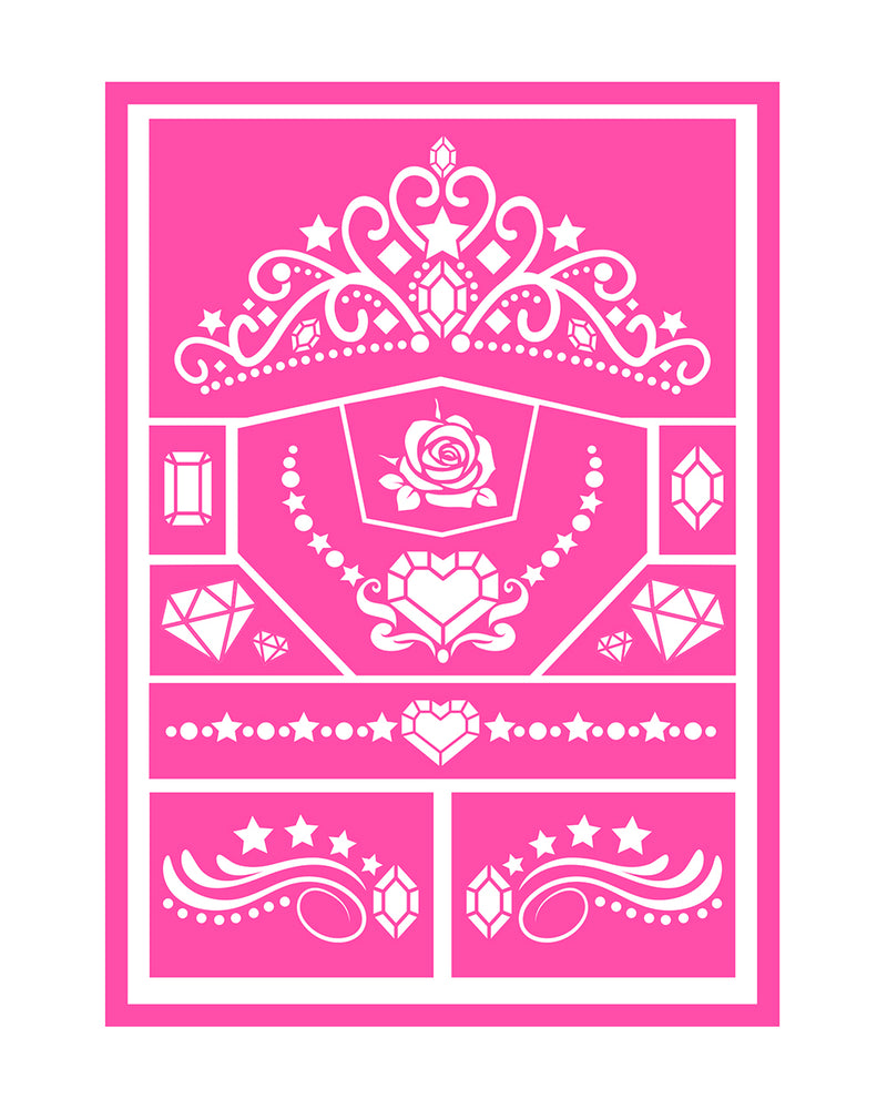 CHILDREN'S MAKEUP STENCIL 14X20 CMS