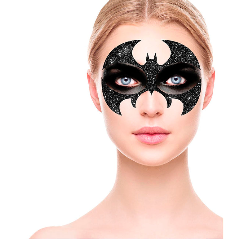 BAT FACE GLITTER, 13x15 CM