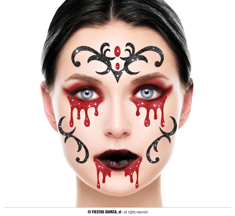 VAMP FACE GLITTER, 13x15 CM