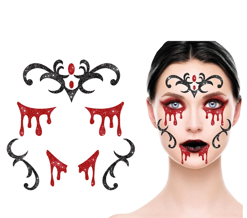 VAMP FACE GLITTER, 13x15 CM
