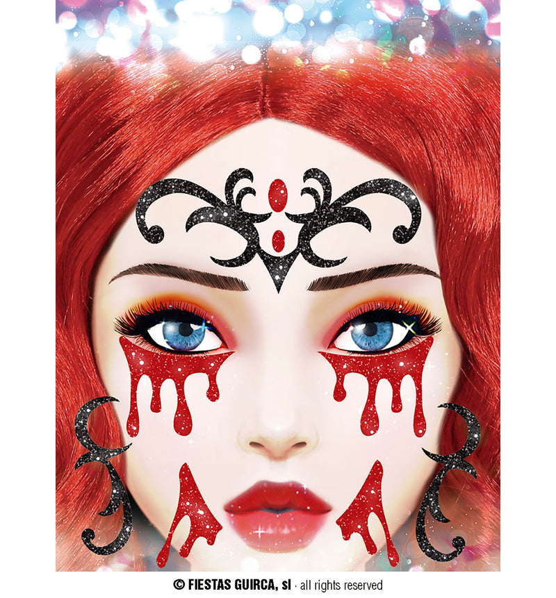 VAMP FACE GLITTER, 13x15 CM