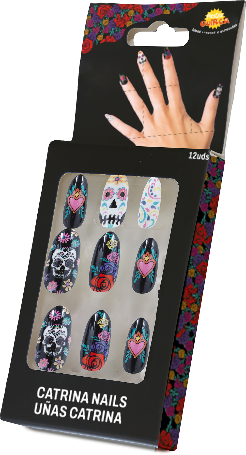 12 NAILS WITH GLUE