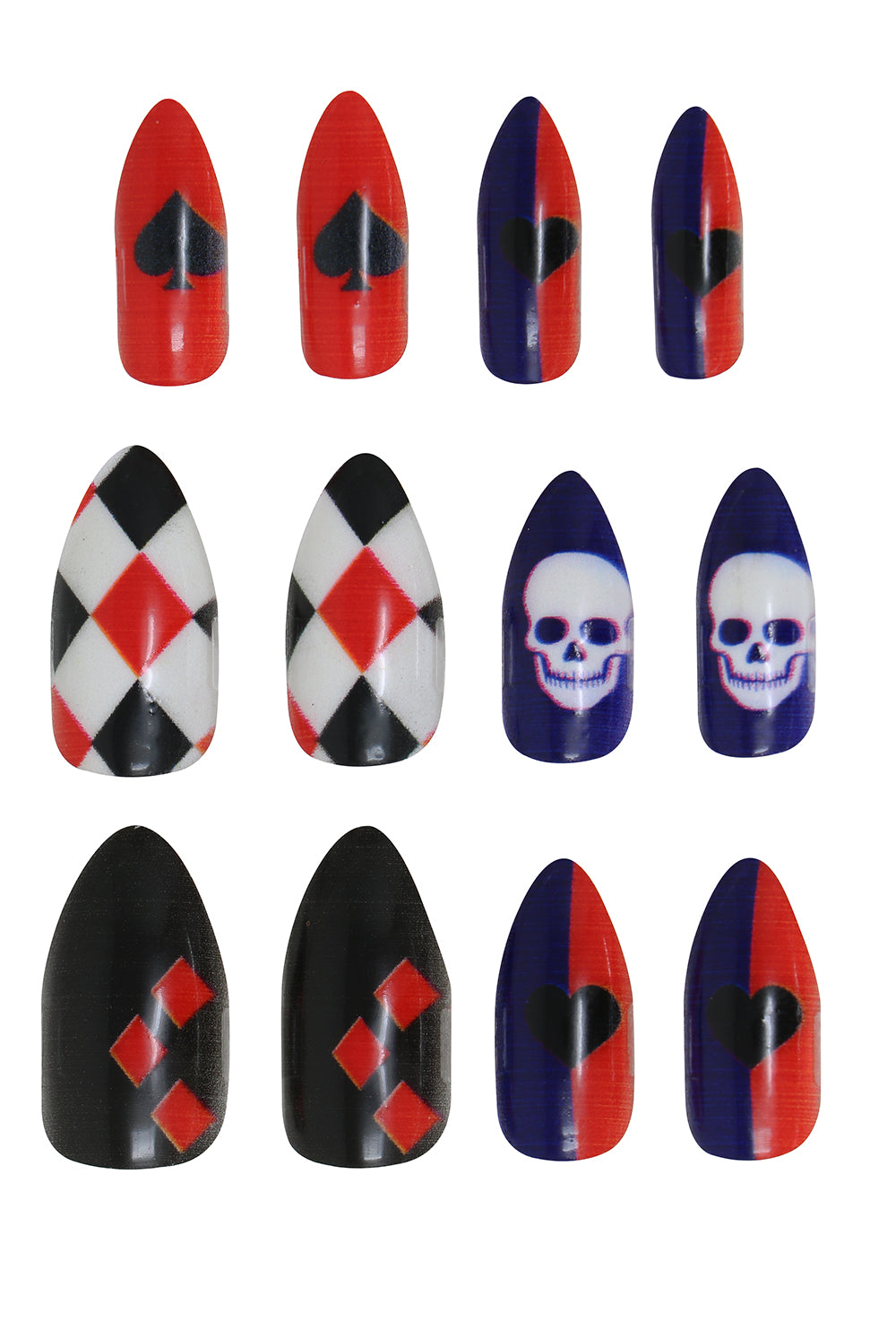 12 NAILS WITH GLUE