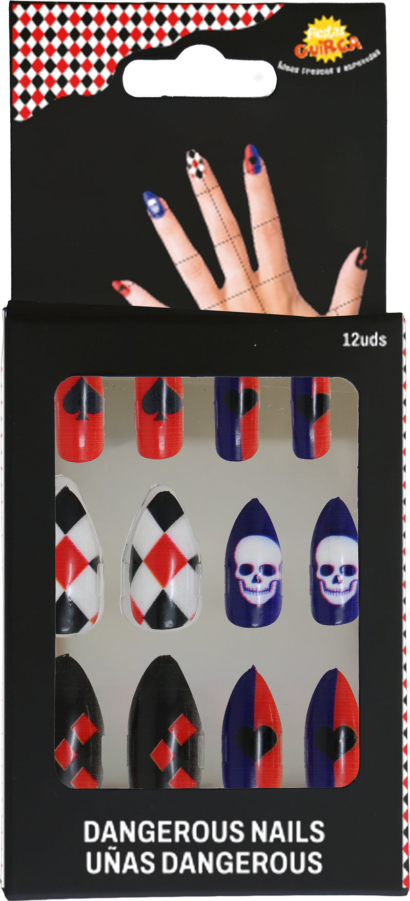12 NAILS WITH GLUE