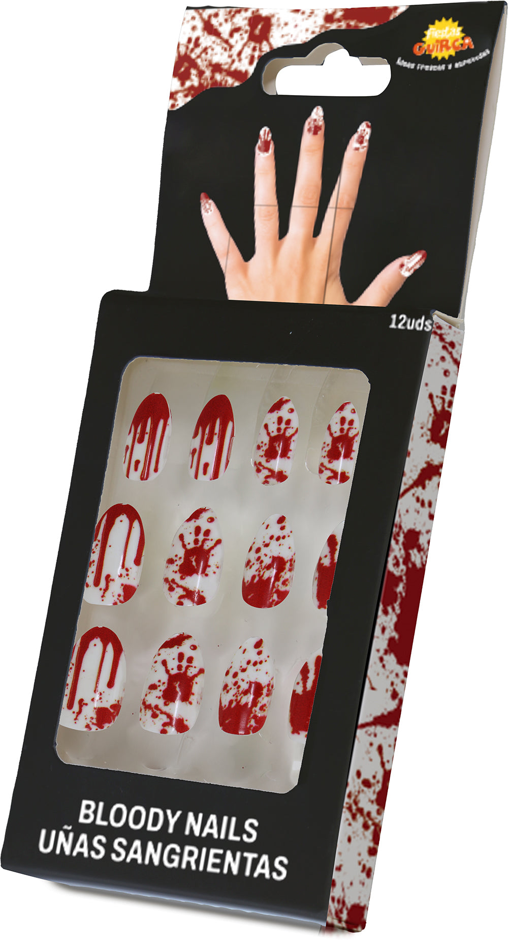 12 NAILS WITH GLUE