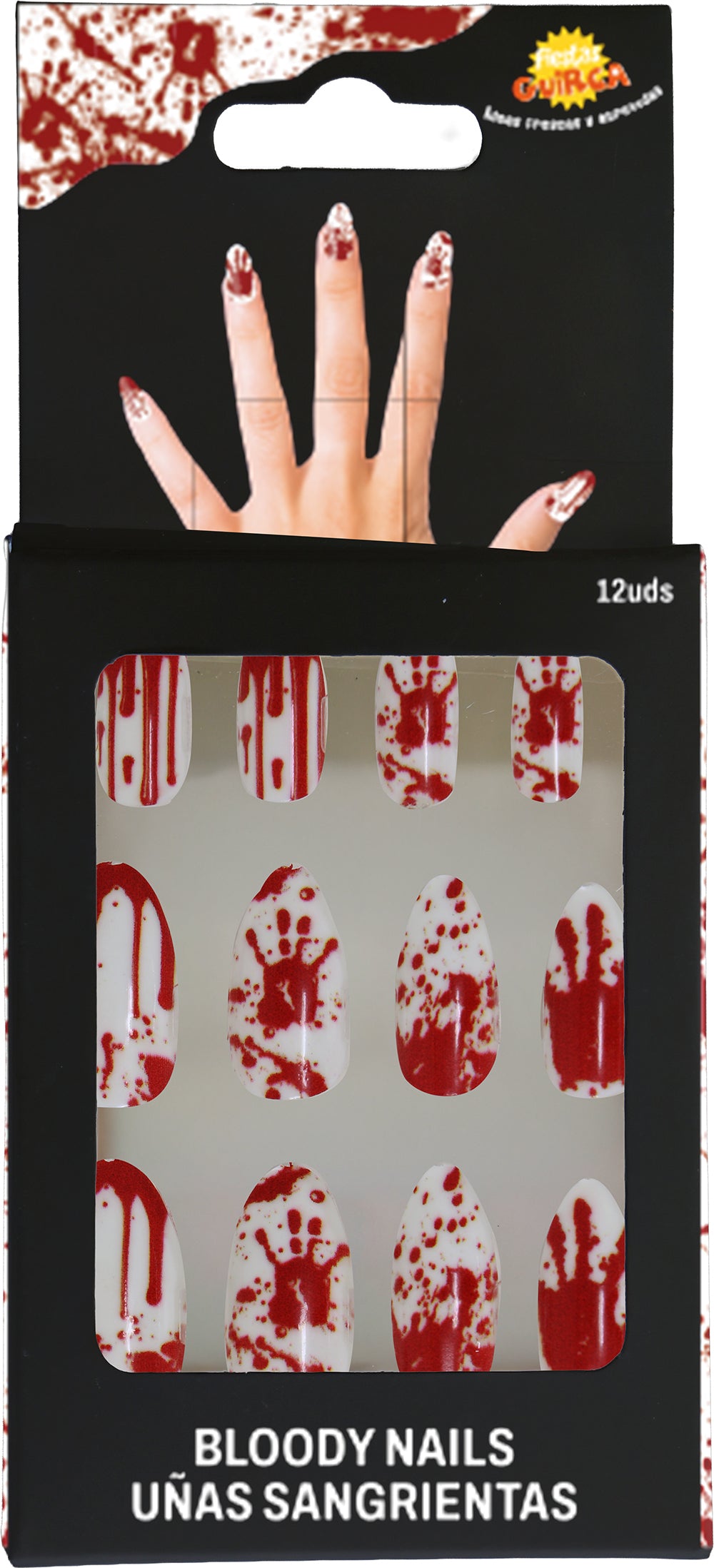 12 NAILS WITH GLUE