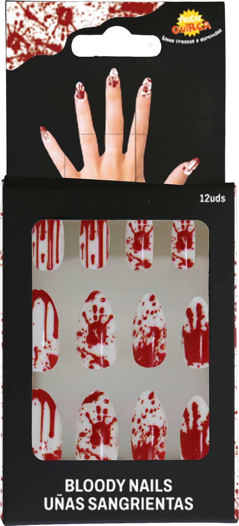 12 NAILS WITH GLUE