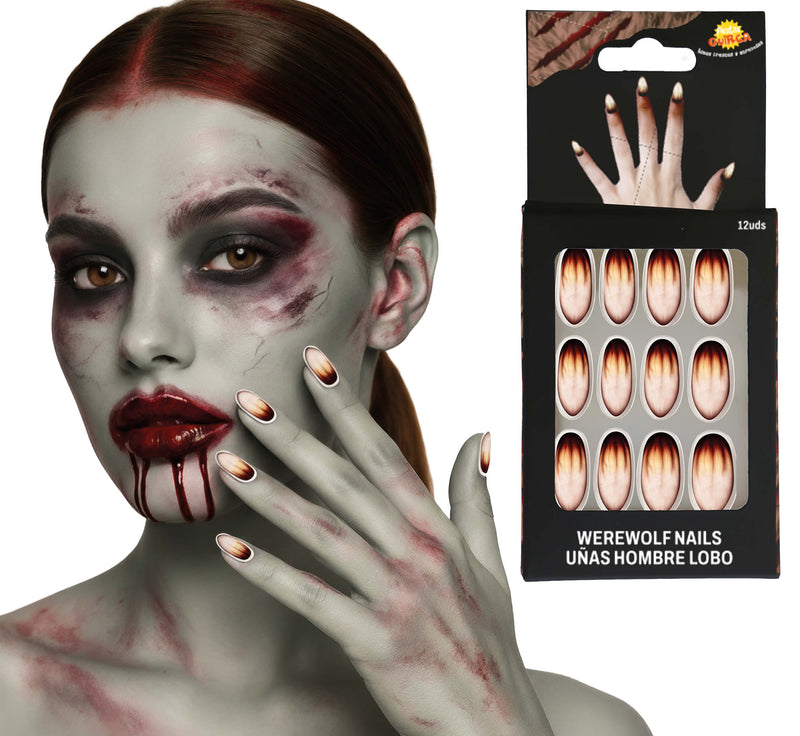 12 NAILS WITH GLUE