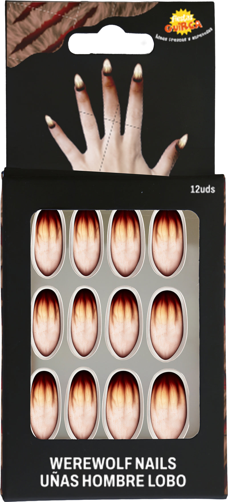 12 NAILS WITH GLUE