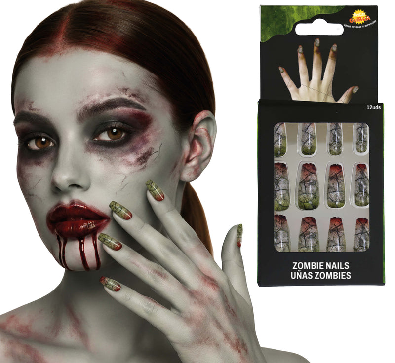 12 NAILS WITH GLUE