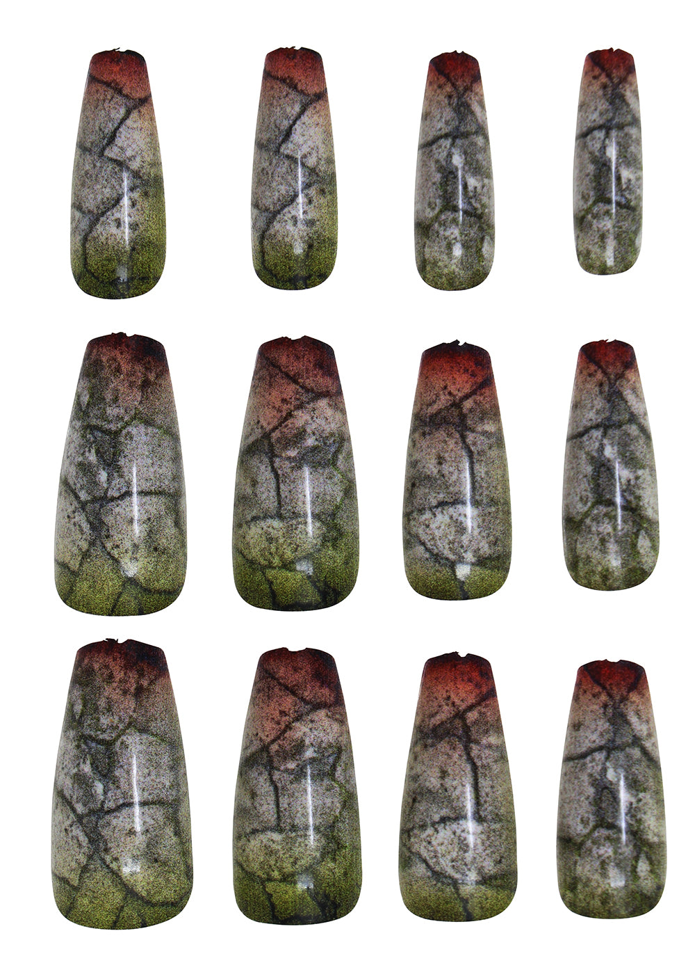 12 NAILS WITH GLUE