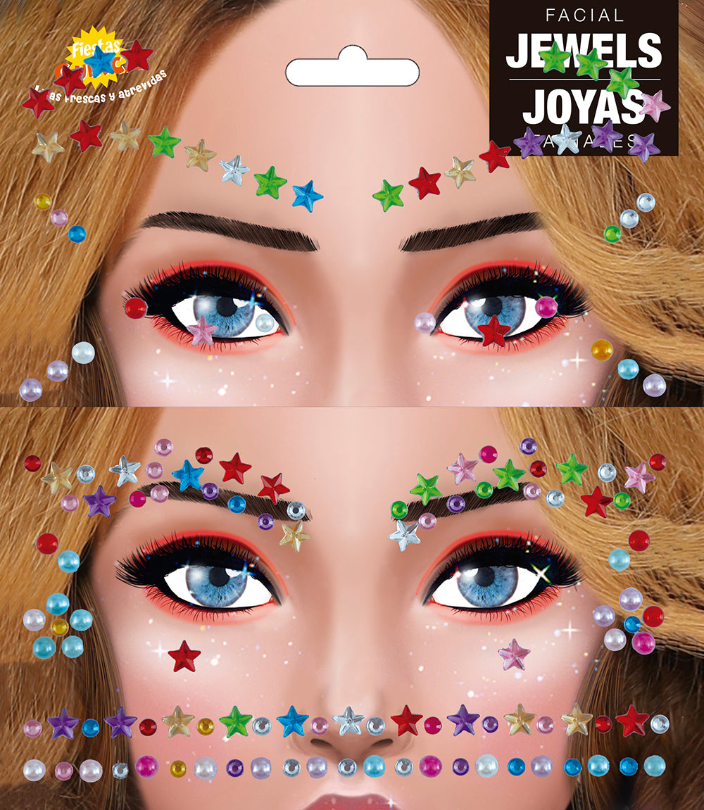 FACIAL JEWELS, EYELASHES & EYEBROWNS, STARS