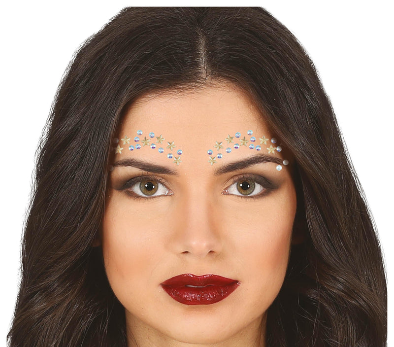 FACIAL JEWELS, EYELASHES & EYEBROWNS, STARS