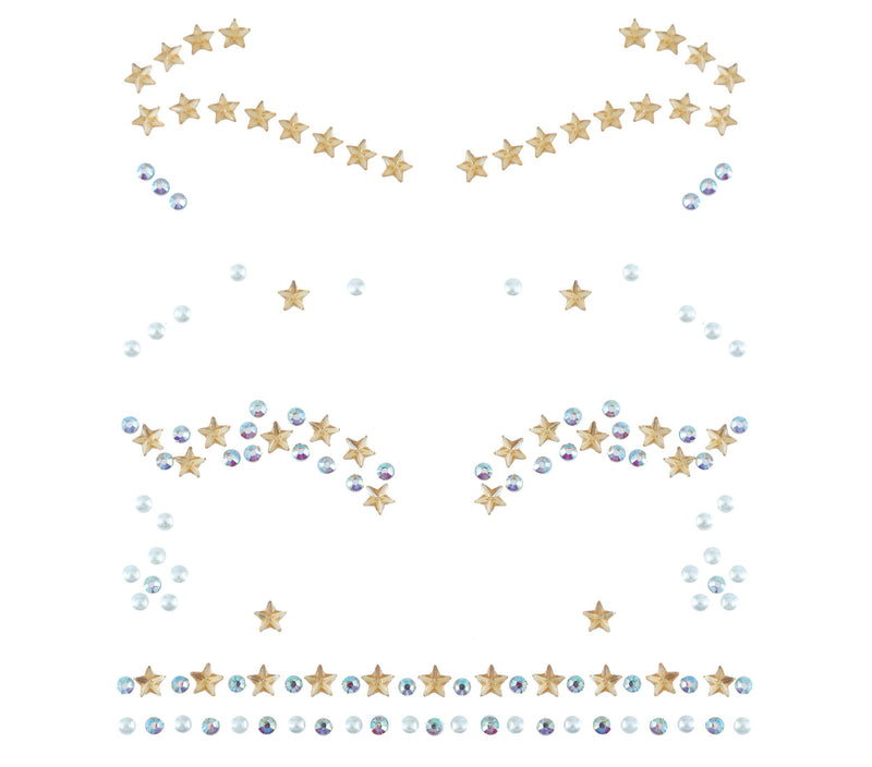 FACIAL JEWELS, EYELASHES & EYEBROWNS, STARS