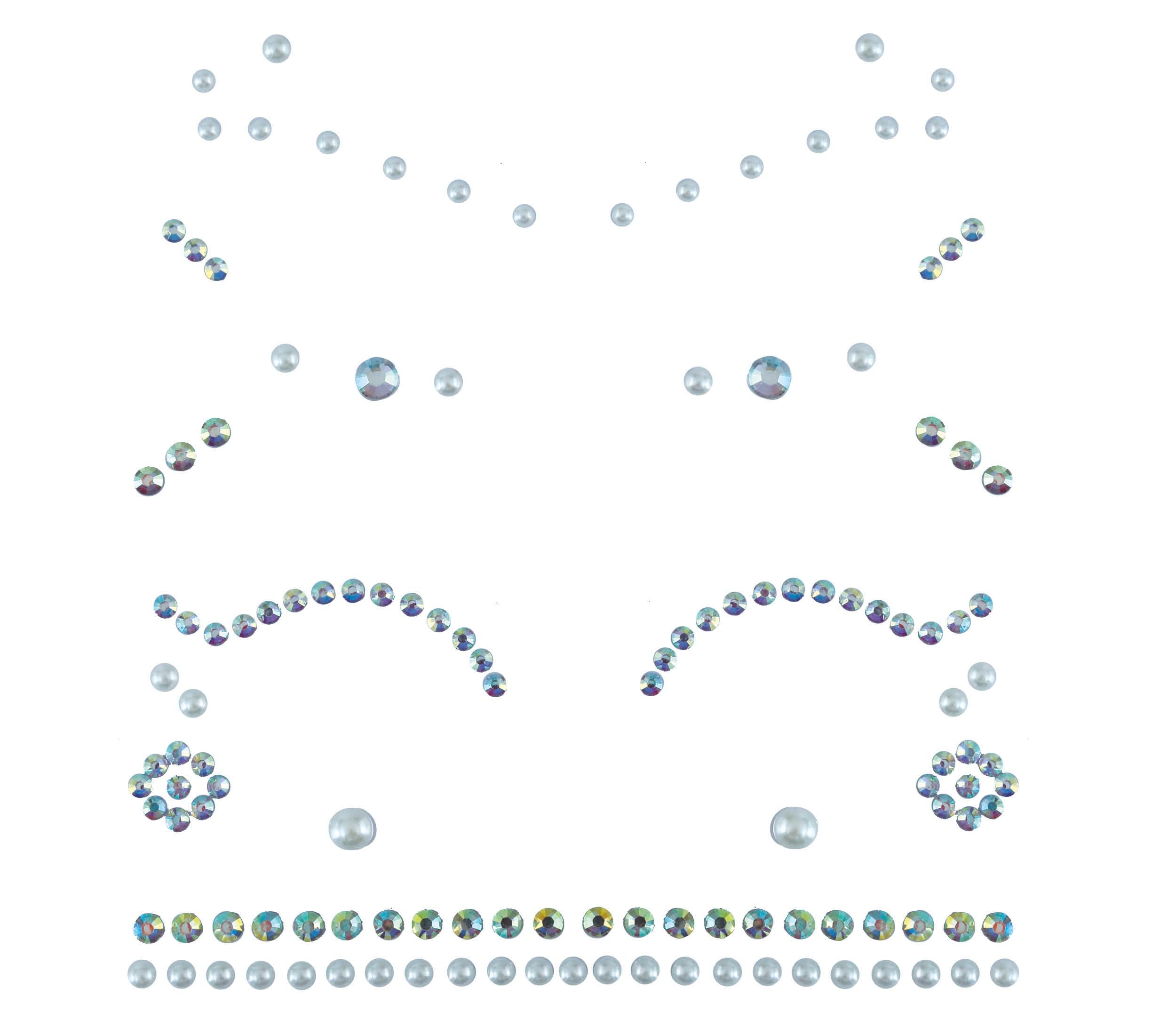 FACIAL JEWELS, EYELASHES & EYEBROWNS, BRILLIANT