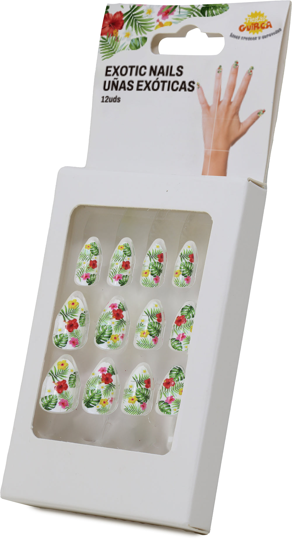 12 NAILS WITH GLUE