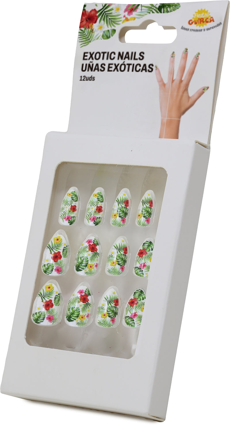 12 NAILS WITH GLUE