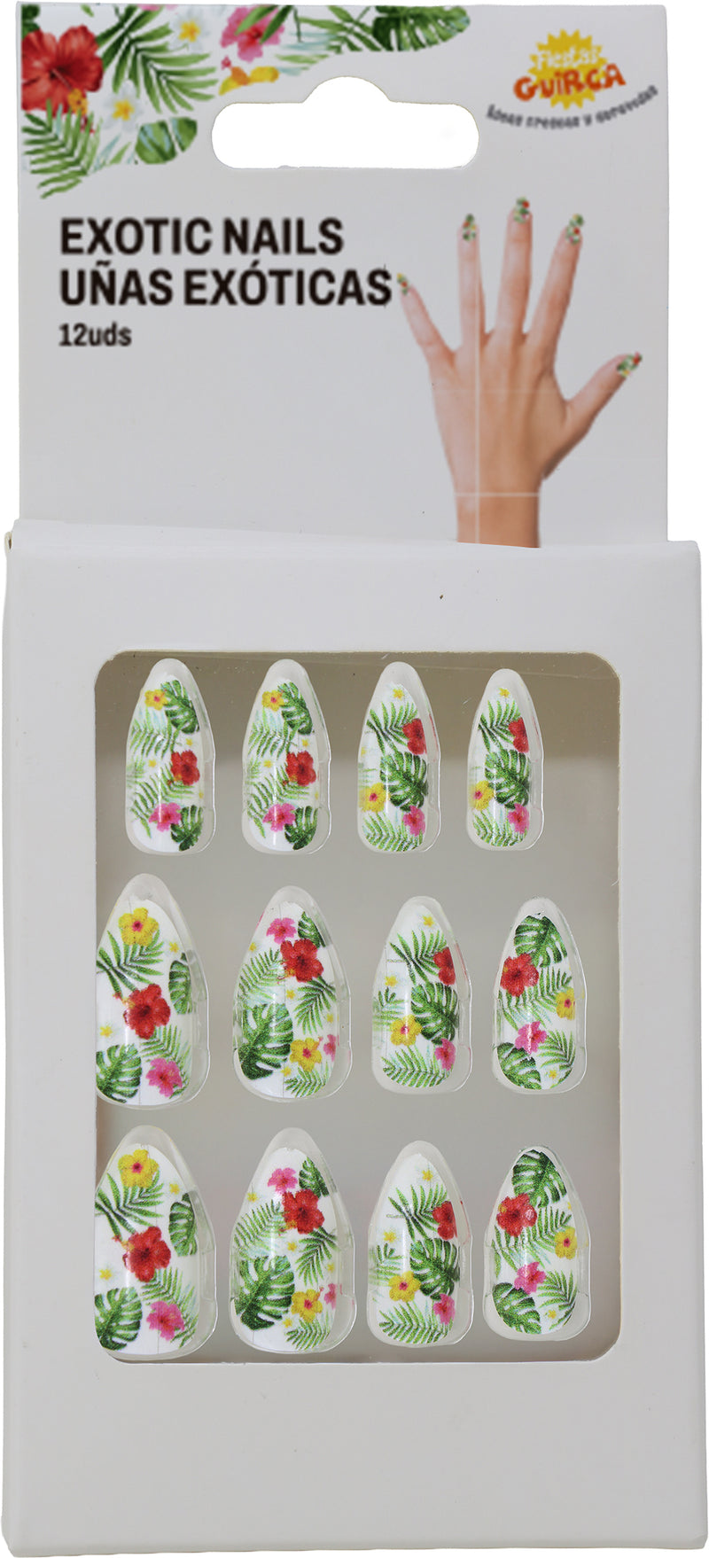 12 NAILS WITH GLUE