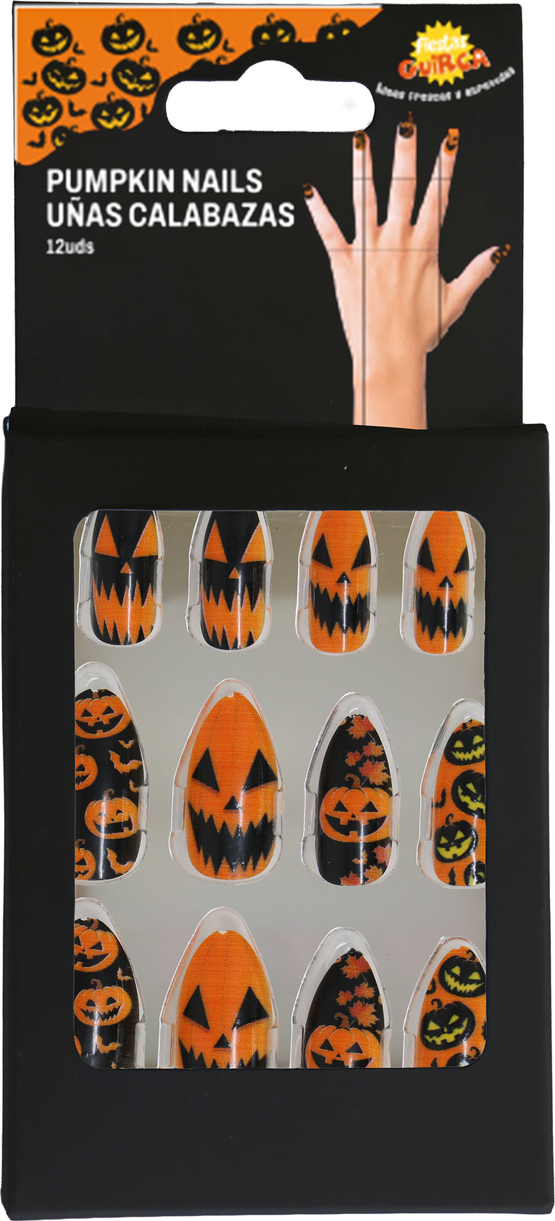 12 NAILS WITH GLUE