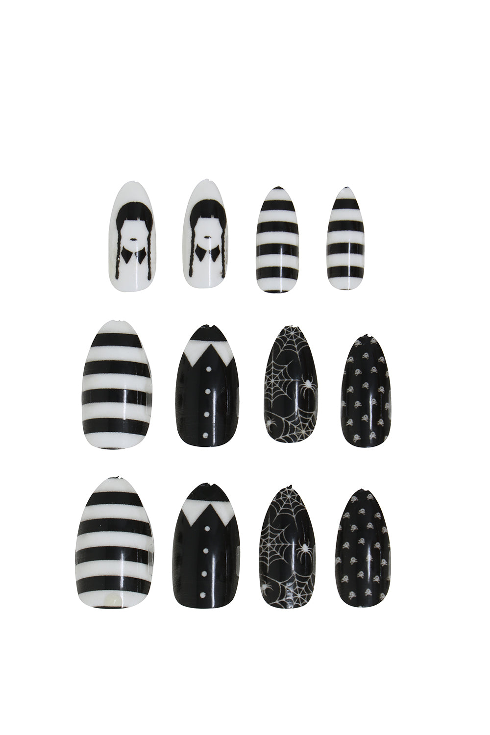 12 NAILS WITH GLUE