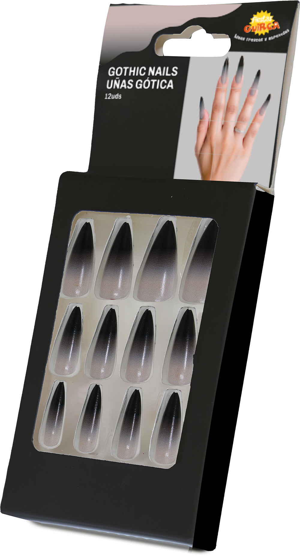12 NAILS WITH GLUE