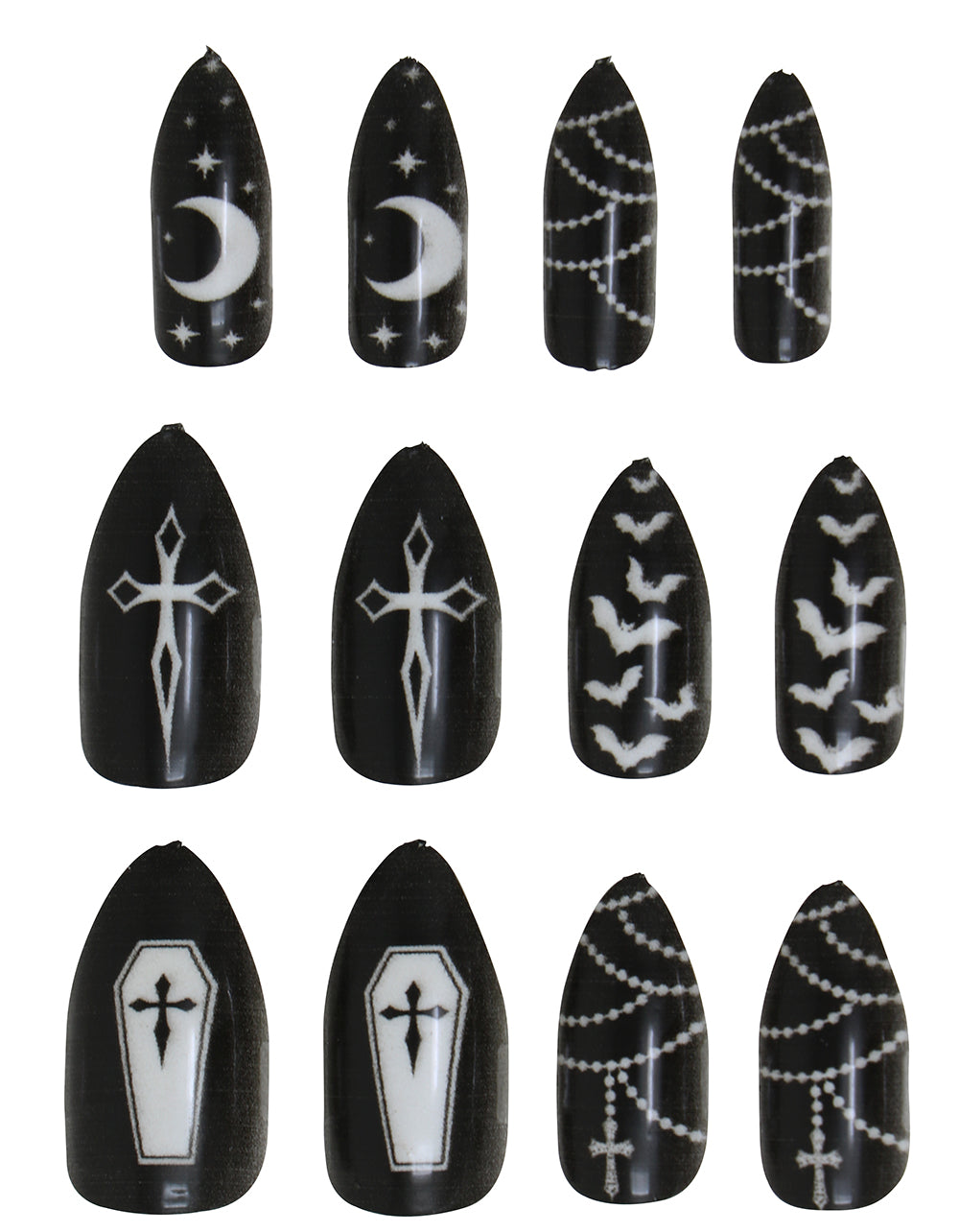 12 NAILS WITH GLUE