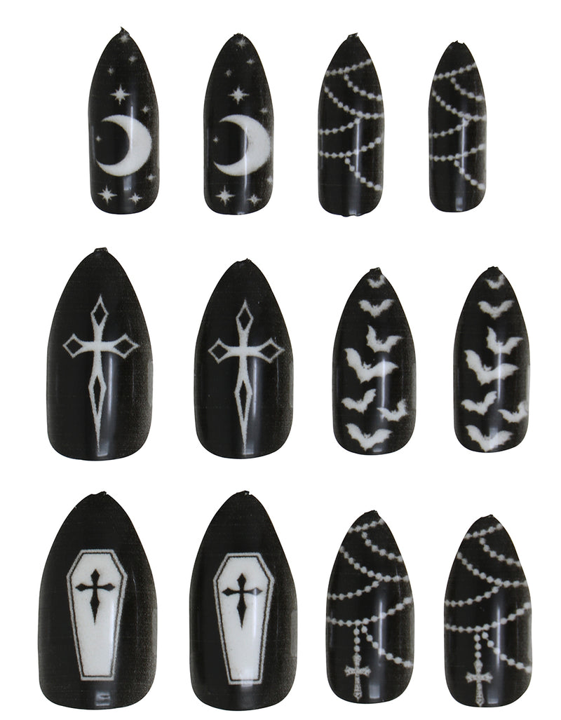12 NAILS WITH GLUE