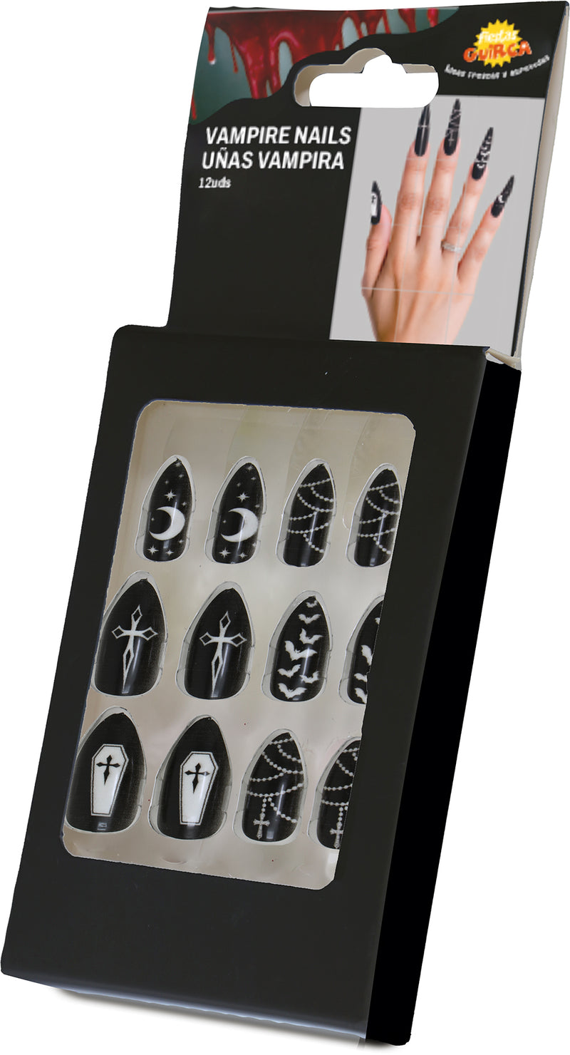 12 NAILS WITH GLUE