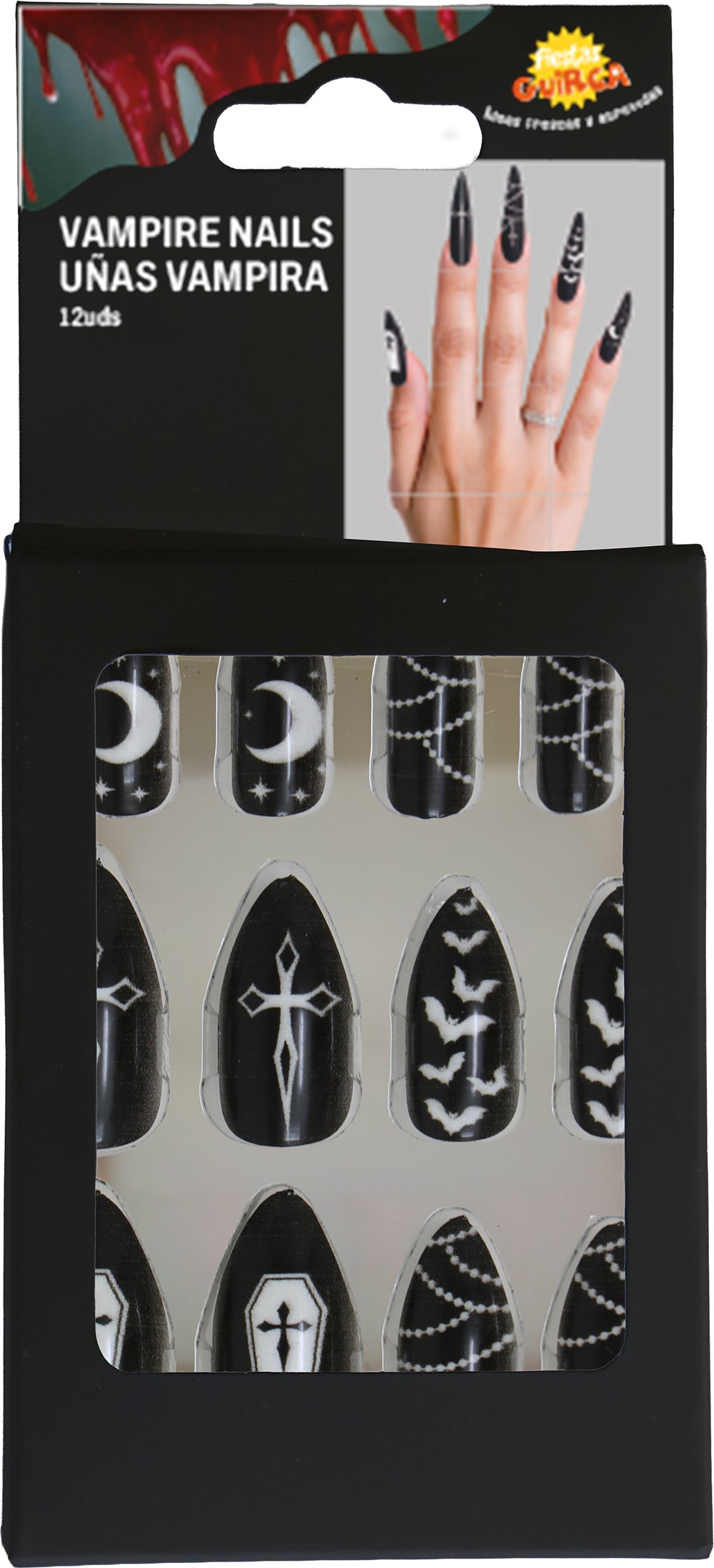 12 NAILS WITH GLUE