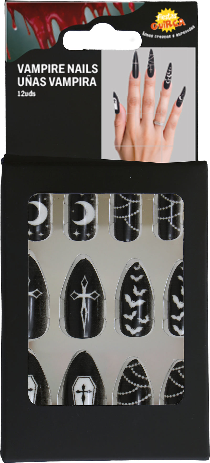 12 NAILS WITH GLUE
