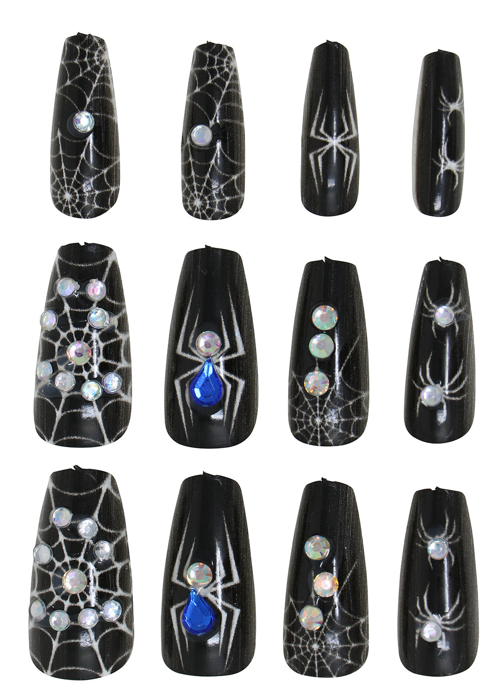12 NAILS WITH GLUE