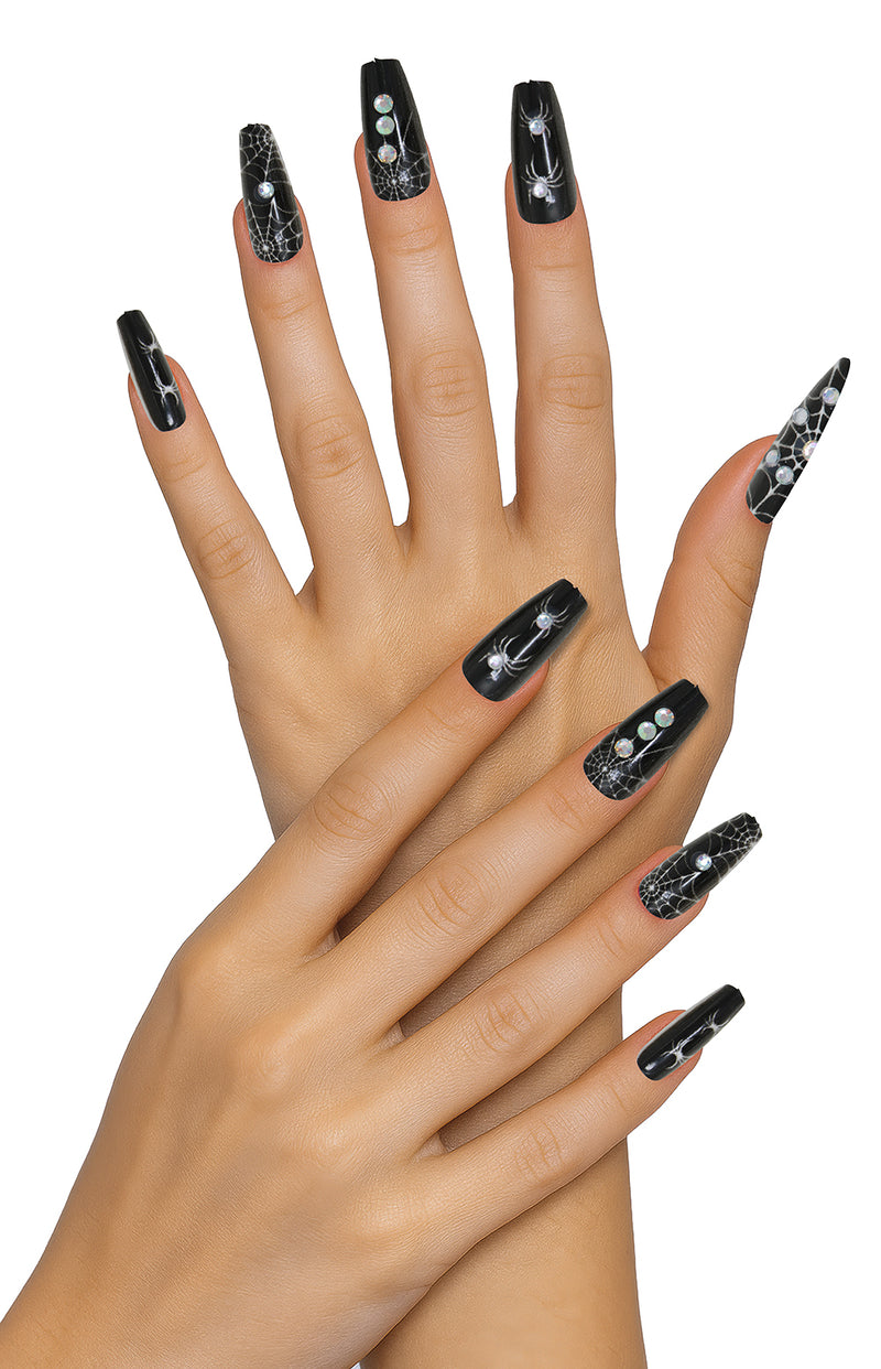 12 NAILS WITH GLUE