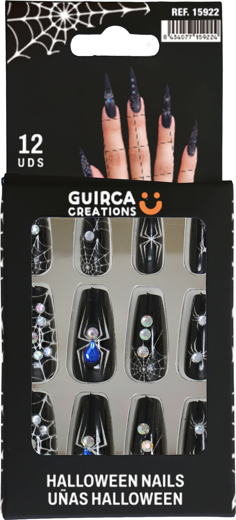 12 NAILS WITH GLUE