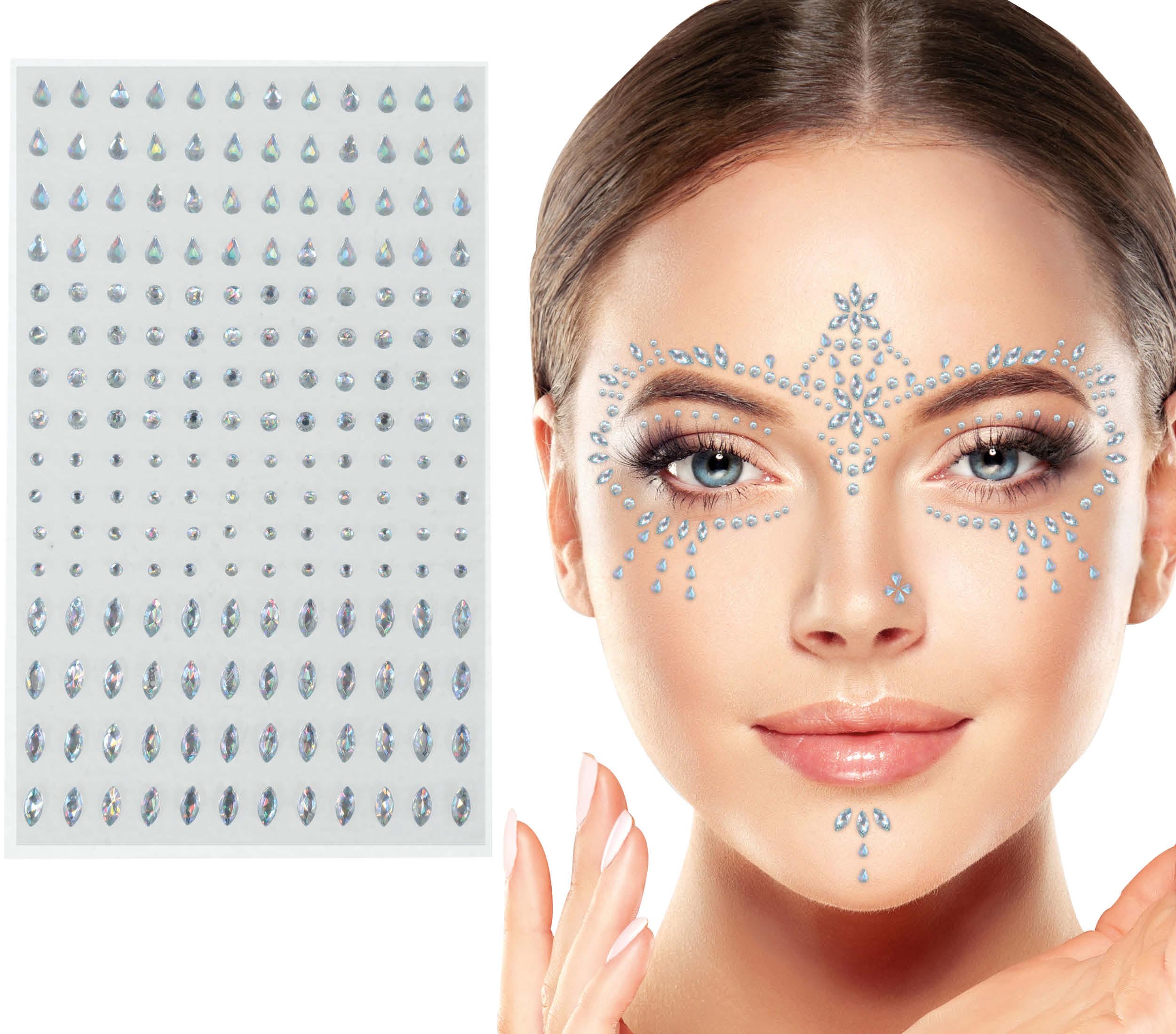 FACE JEWELS, SHEET 9X15 CM