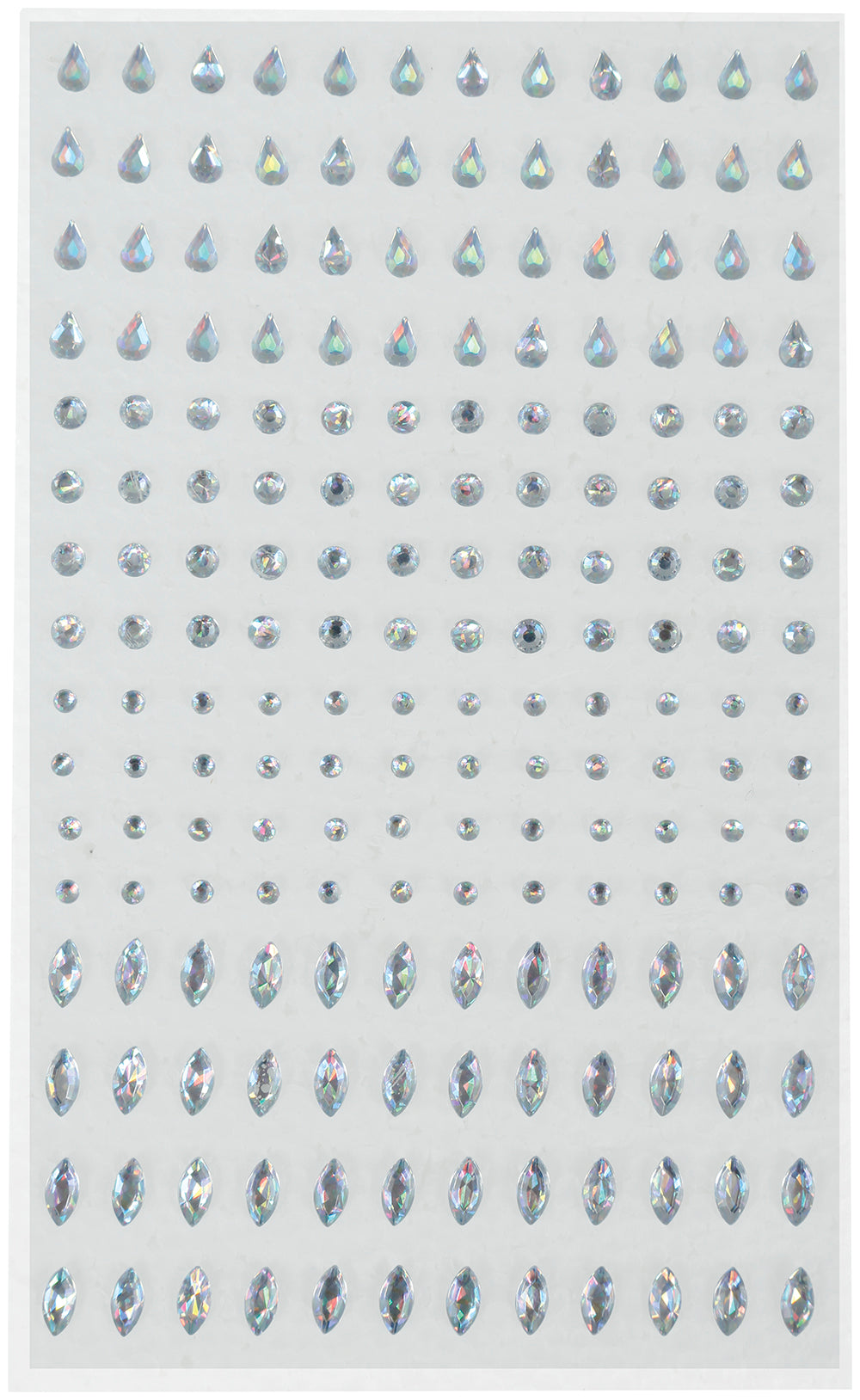 FACE JEWELS, SHEET 9X15 CM