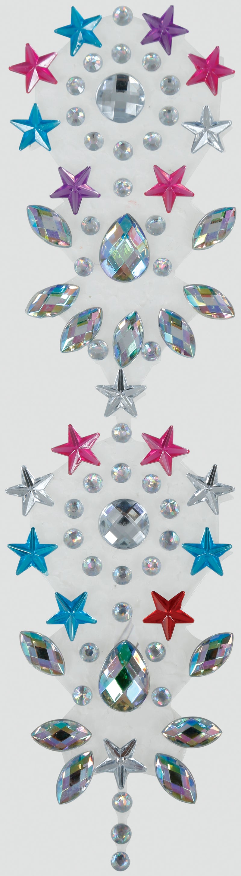 COLORFUL HAIR JEWELS, 13X25 CM, ADULTS